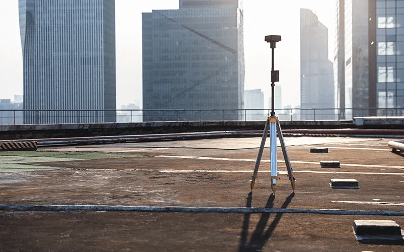 DJI D-RTK 2 base station for boundary surveys